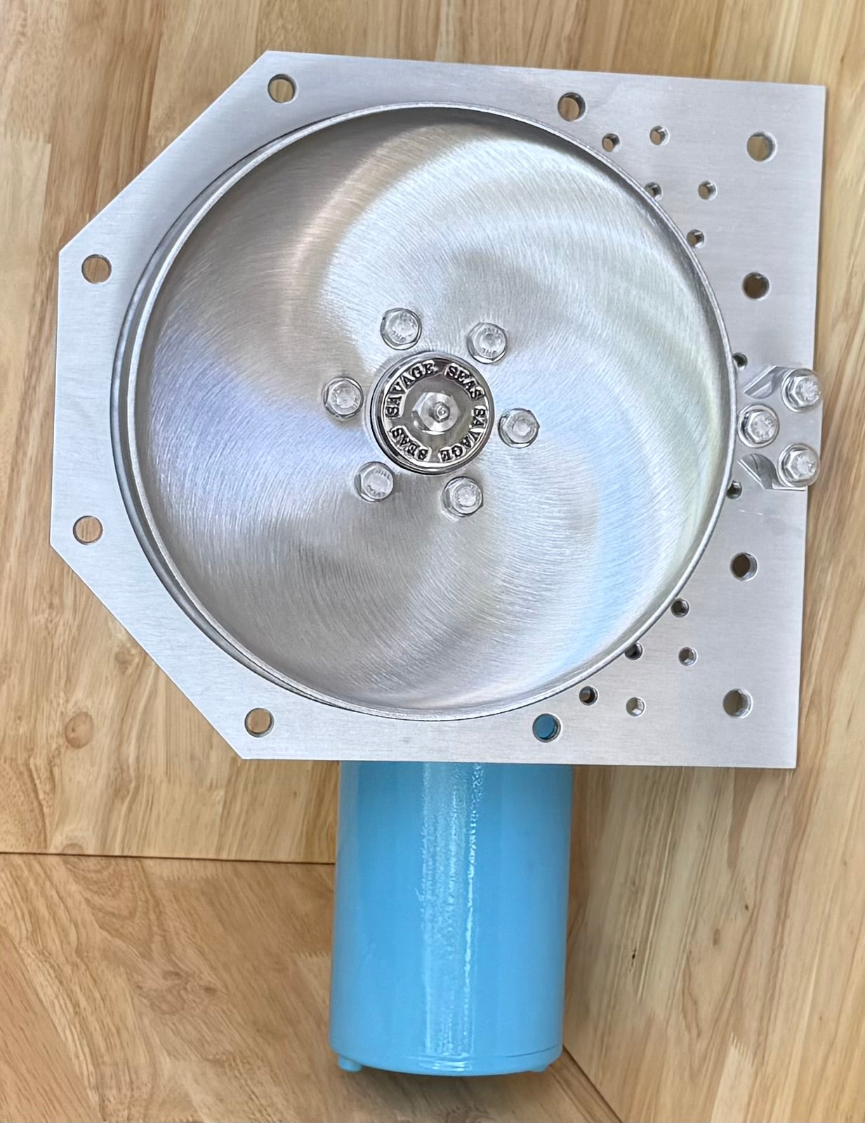 10" Class3 Electric Pot Hauler w/ Stainless Steel Discs, Aluminum Backplate