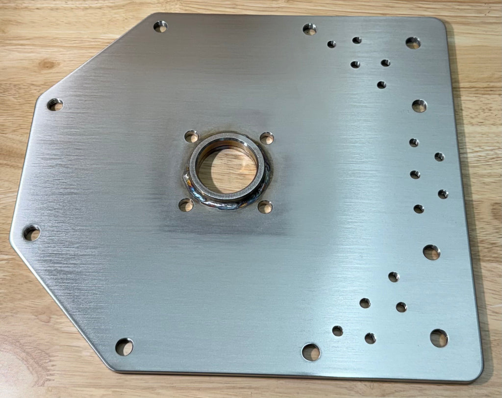 10” Stainless Steel Flat Backplate