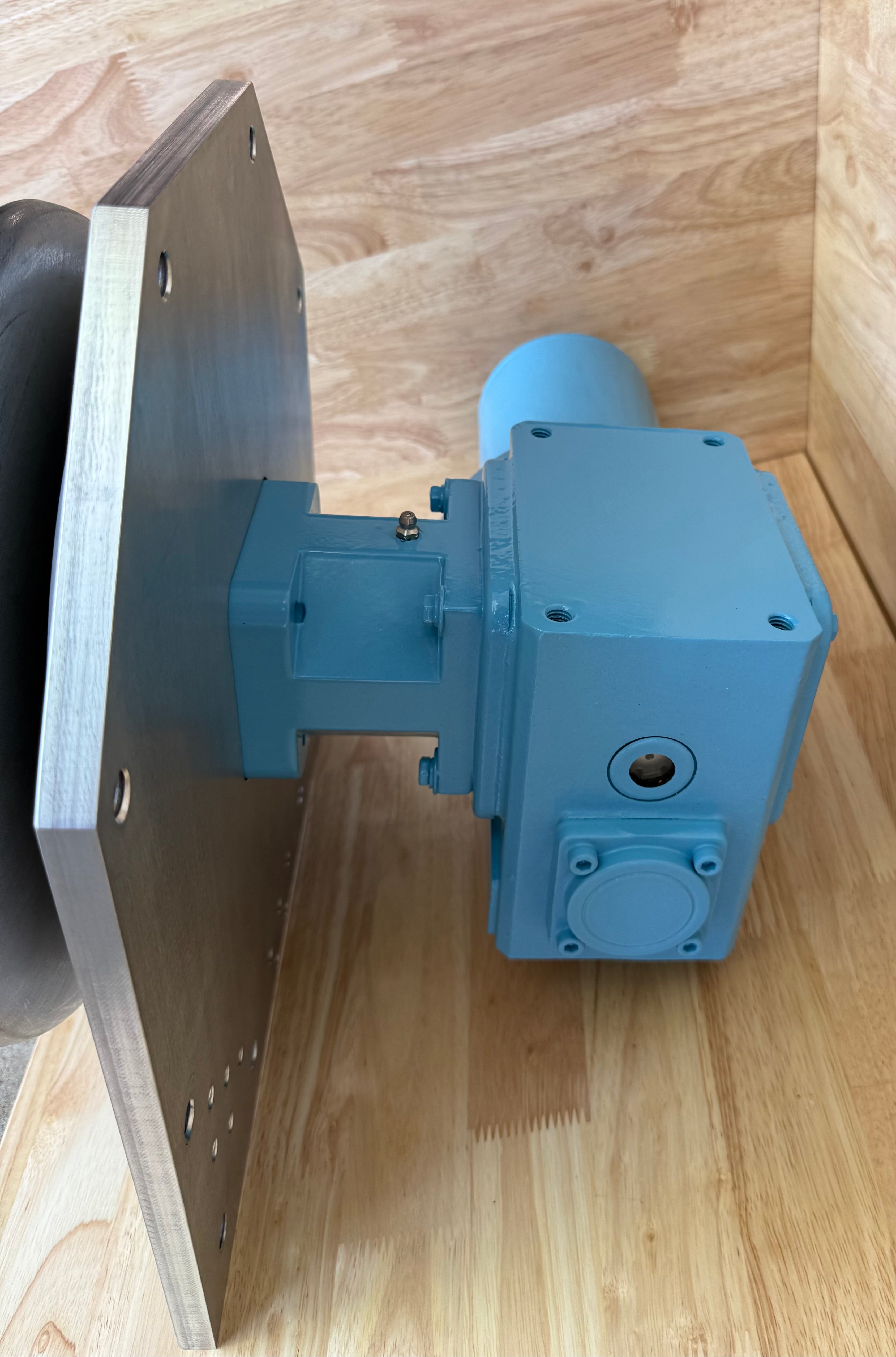 10" Class3 Electric Pot Hauler w/ Stainless Steel Discs, Aluminum Backplate