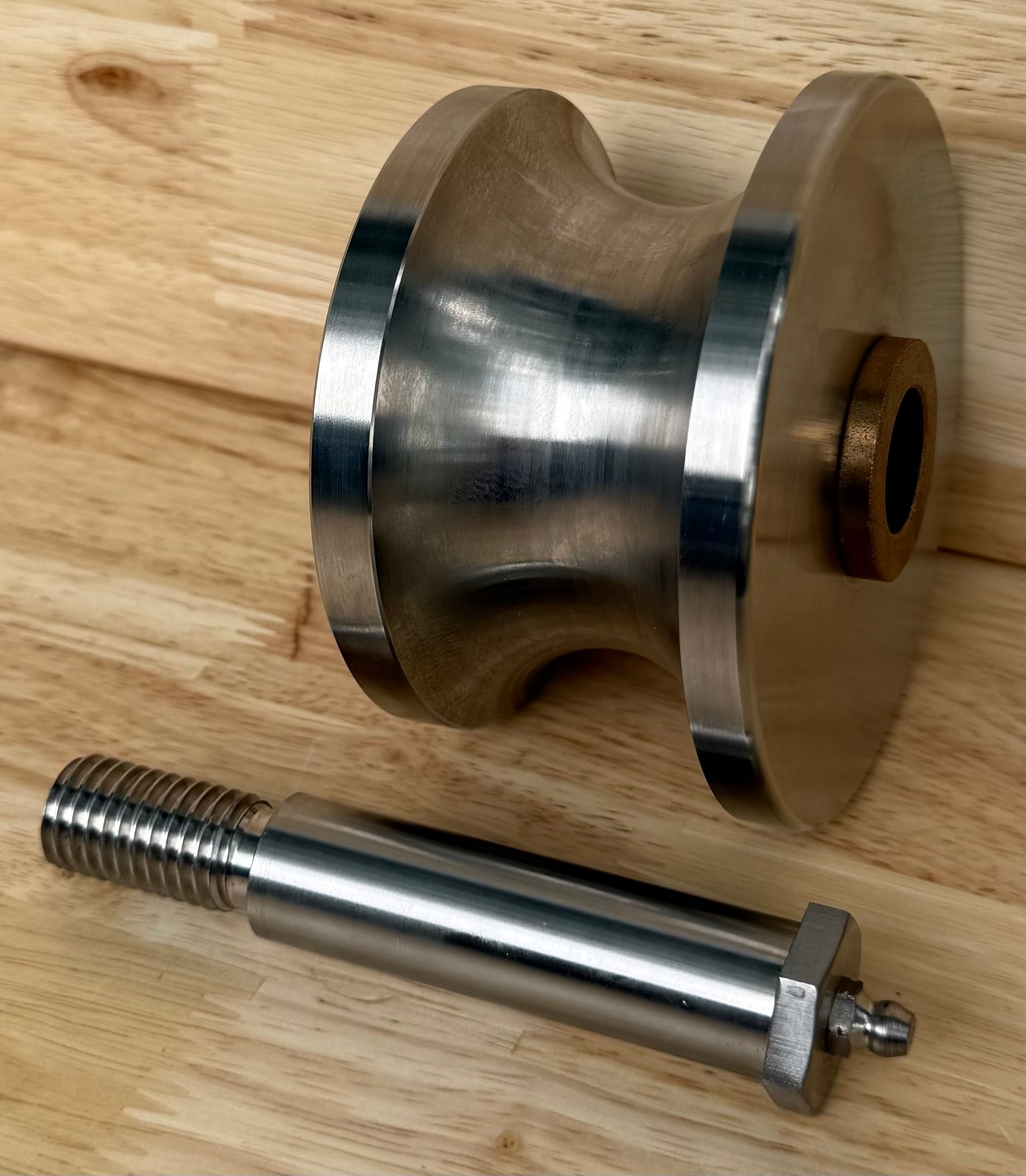 4” Stainless Steel Fairlead Roller w/ SS Pin