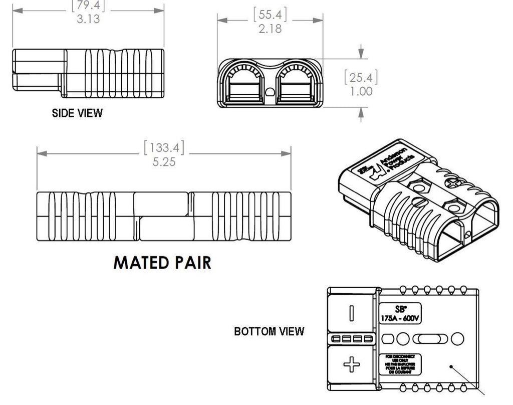 Quick Connect Anderson Connectors