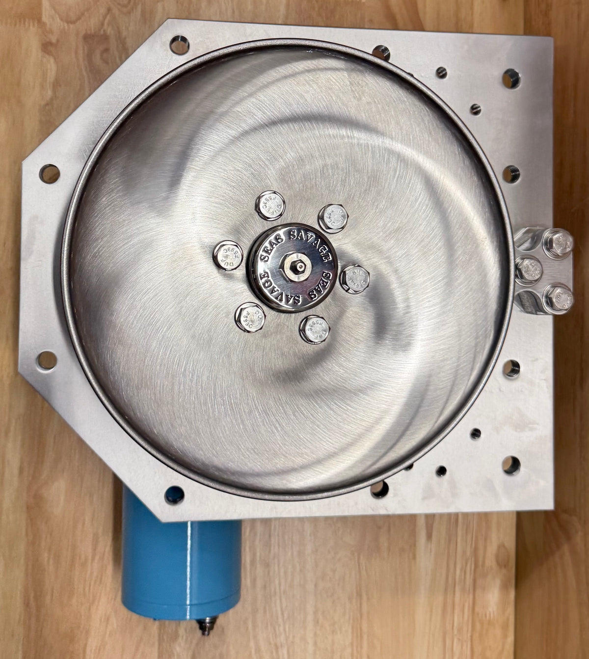 10" Class1 Electric Pot Hauler w/ Stainless Steel Discs, HD Flat Aluminum Backplate