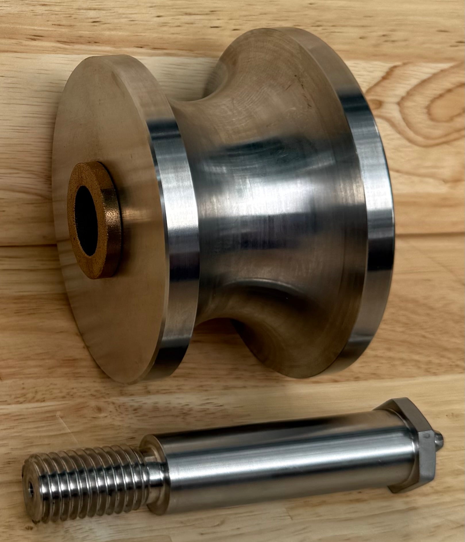 4” Stainless Steel Fairlead Roller w/ SS Pin
