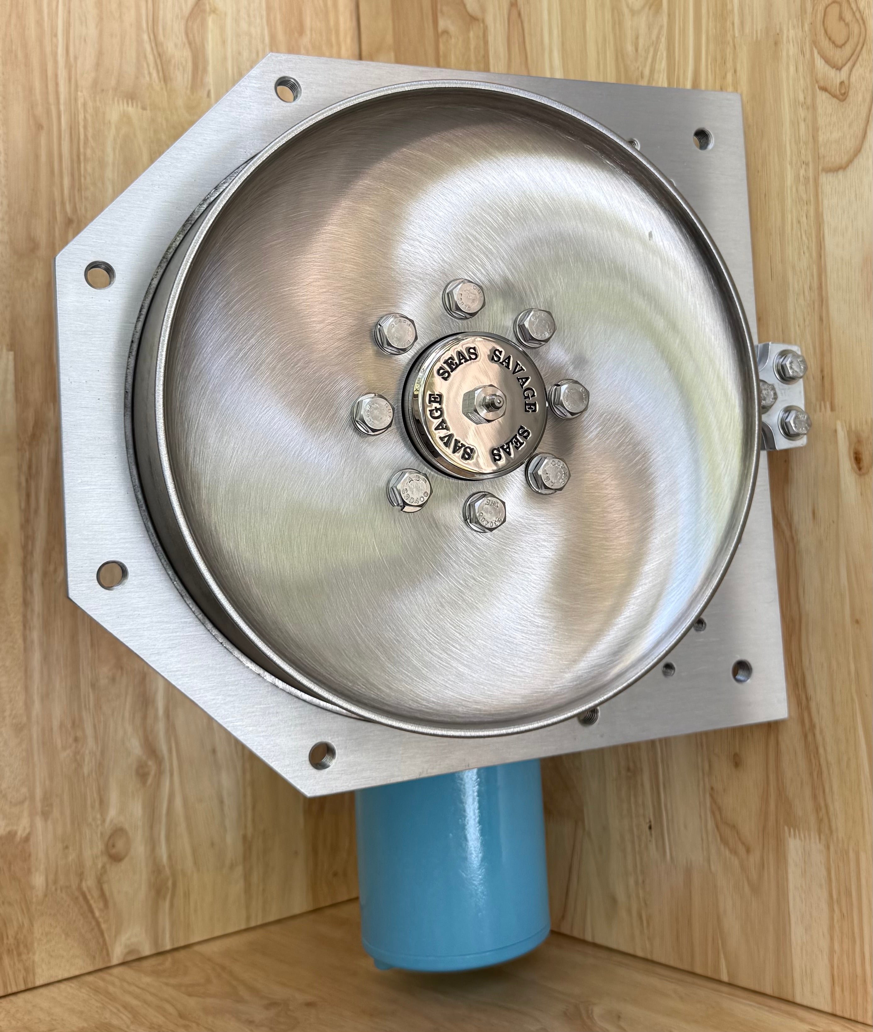 12" Class3 Electric Pot Hauler w/ Stainless Steel Discs, Aluminum Backplate