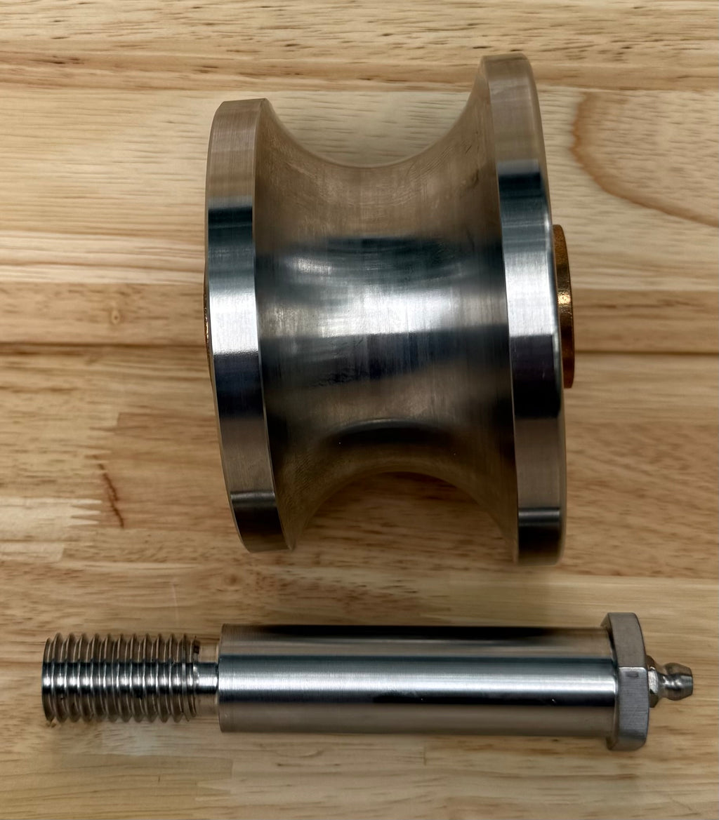 4” Stainless Steel Fairlead Roller w/ SS Pin
