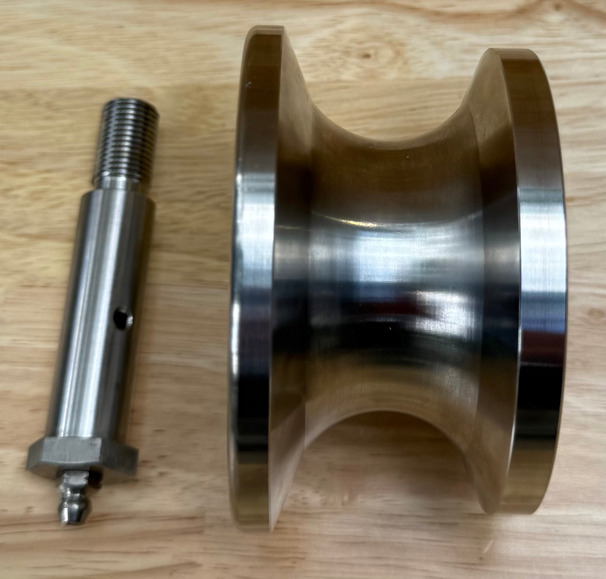 3” Stainless Steel Fairlead Roller w/ SS Pin