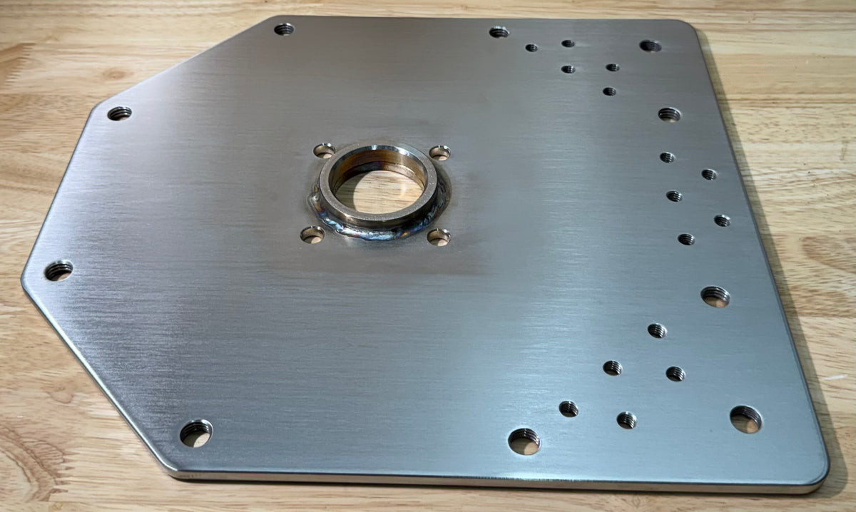 10” Stainless Steel Flat Backplate
