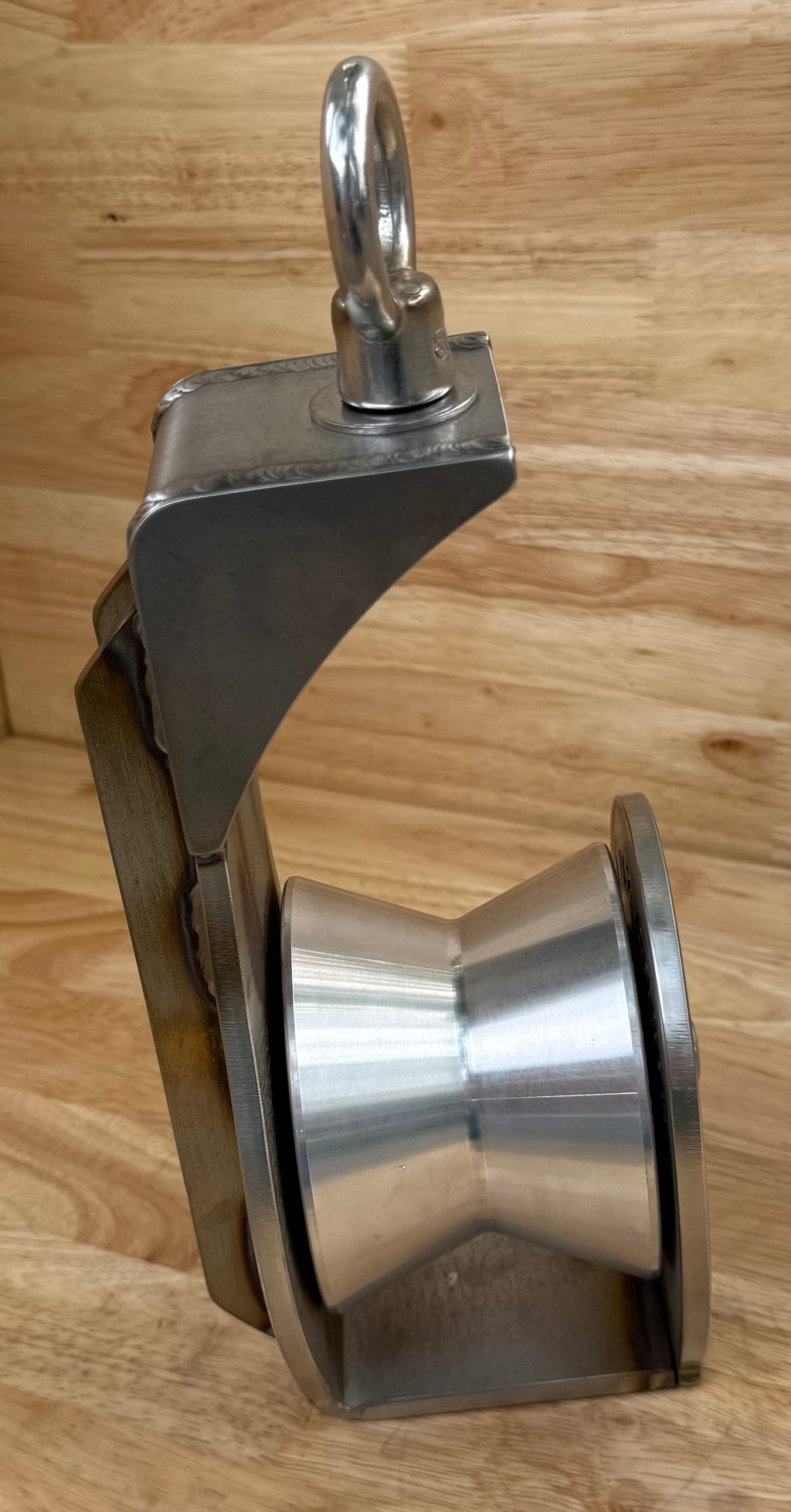 4” Lo-Lip Stainless Steel Block w/ Eye Bolt