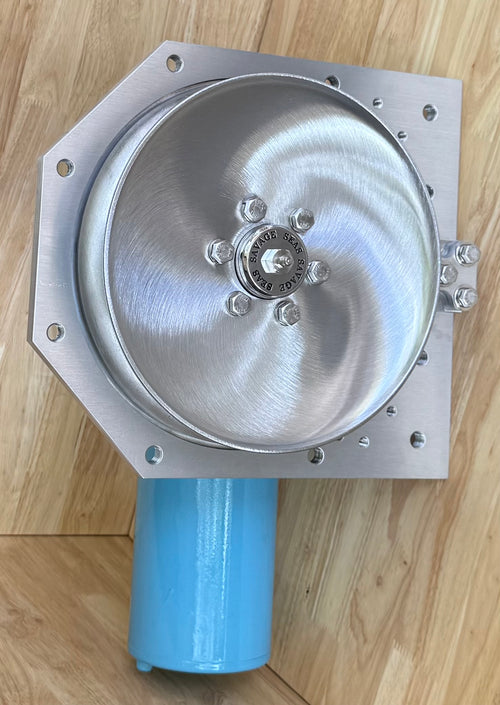 10" Class3 Electric Pot Hauler w/ Stainless Steel Discs, Aluminum Backplate