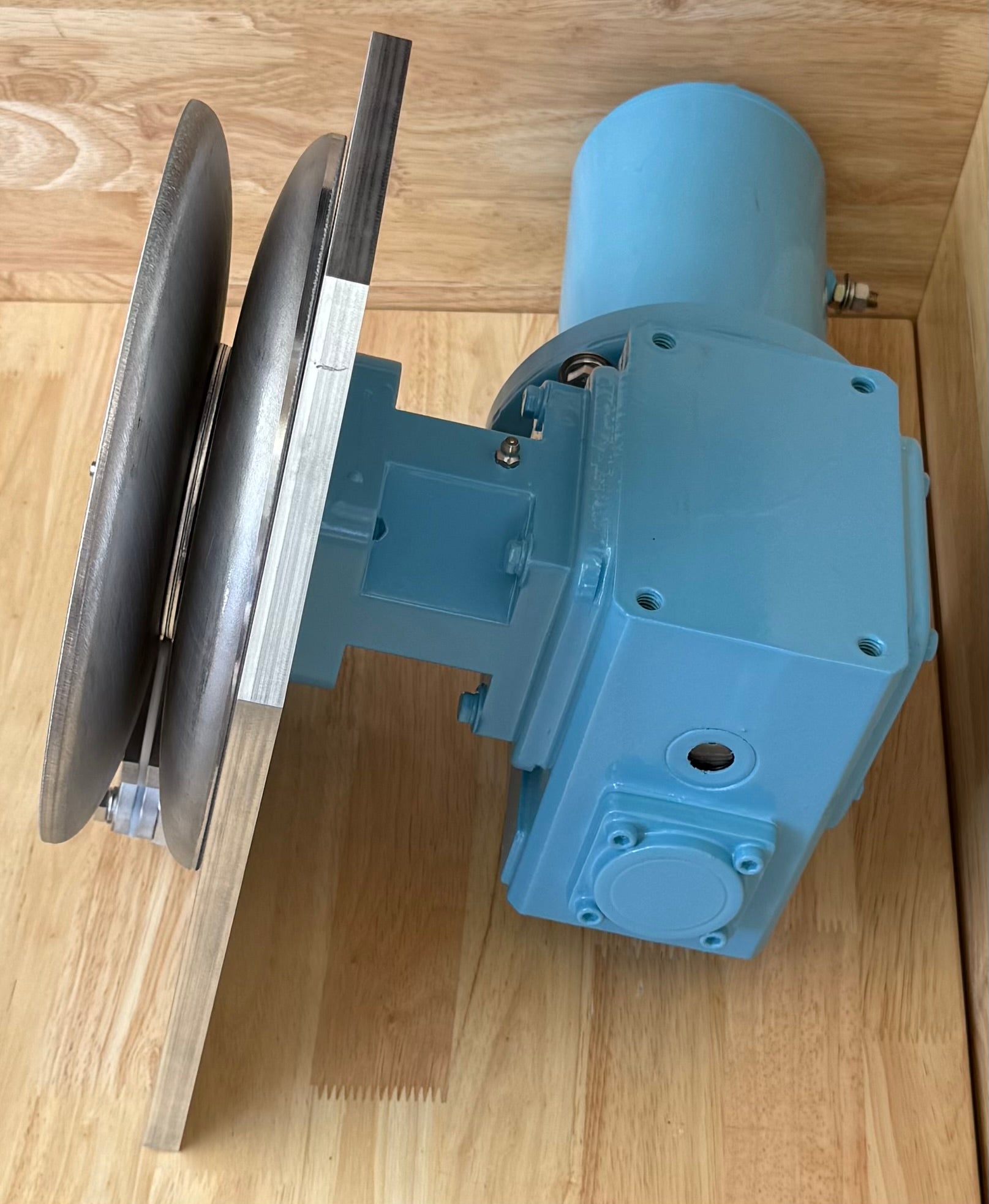 10" Class3 Electric Pot Hauler w/ Stainless Steel Discs, Aluminum Backplate