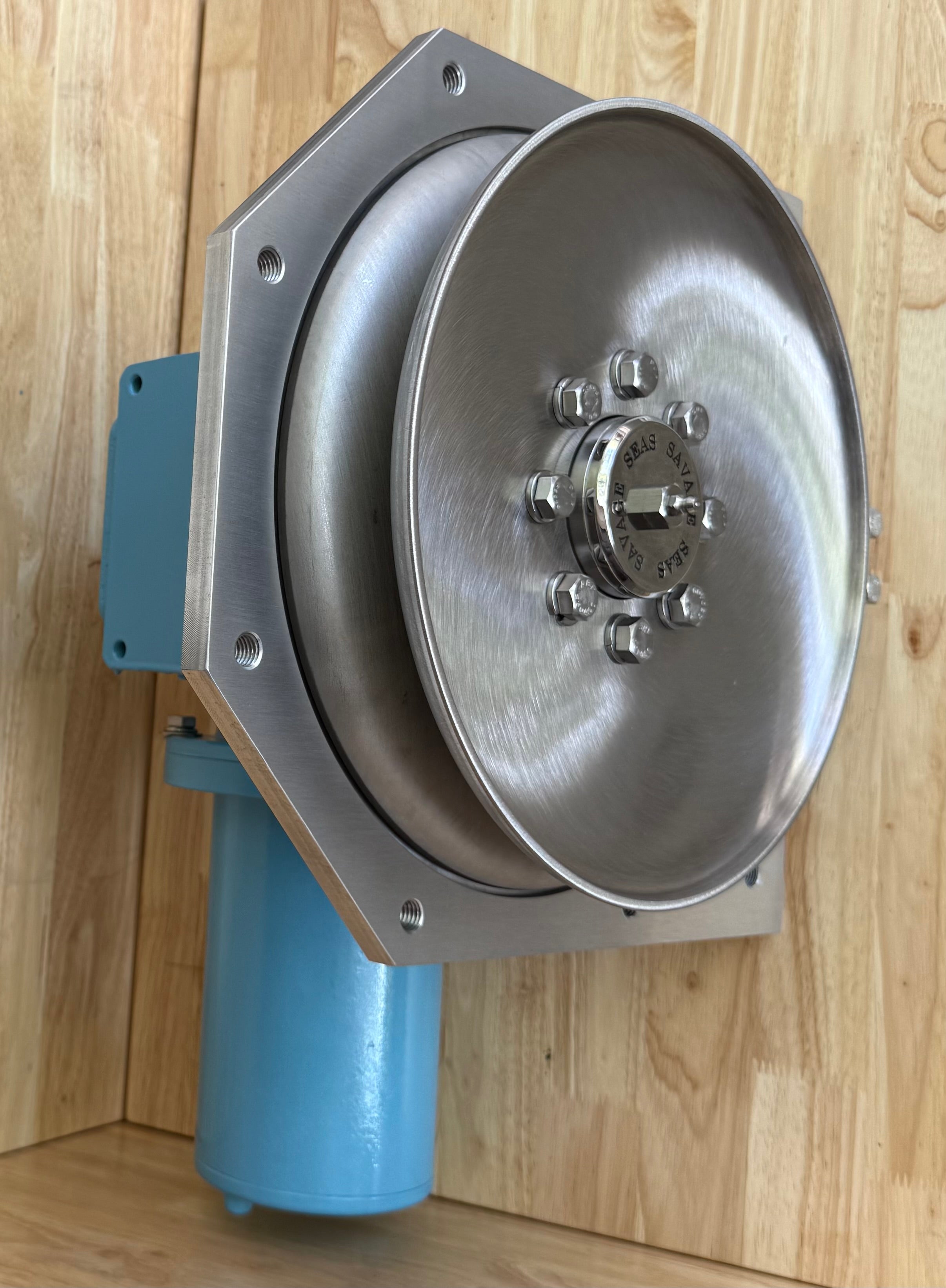 12" Class3 Electric Pot Hauler w/ Stainless Steel Discs, Aluminum Backplate