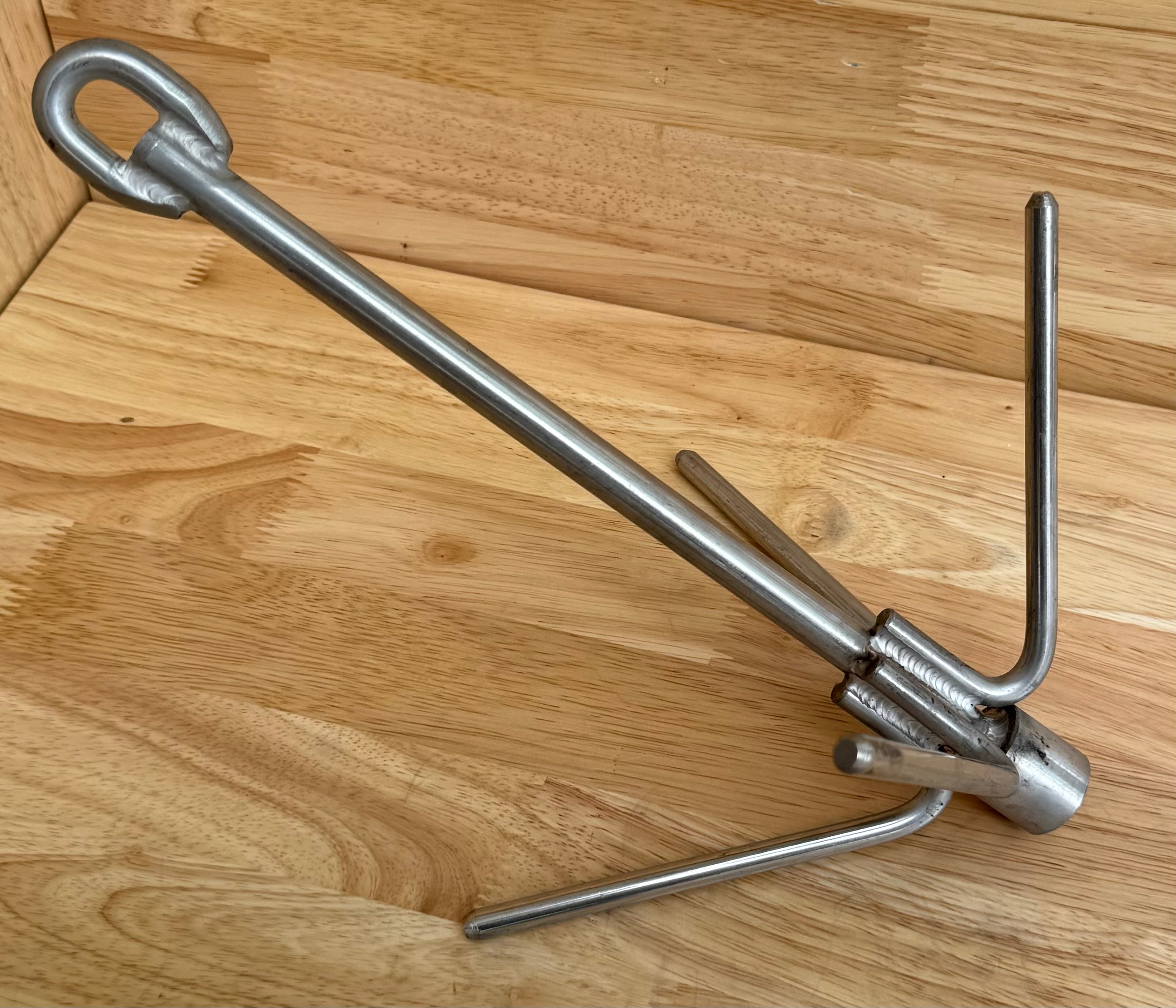 Stainless Steel Grapnel Throw Hook W/ Weighted Head