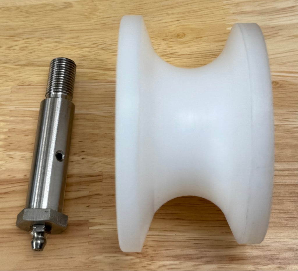 3” Delrin Fairlead Roller w/ SS Pin