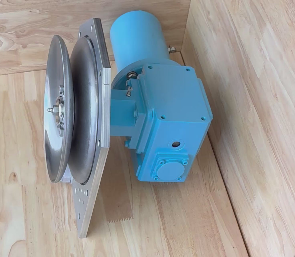 10" Class3 Electric Pot Hauler w/ Stainless Steel Discs, Aluminum Backplate